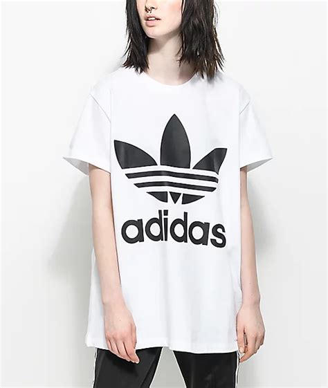 Adidas trefoil oversized t shirt